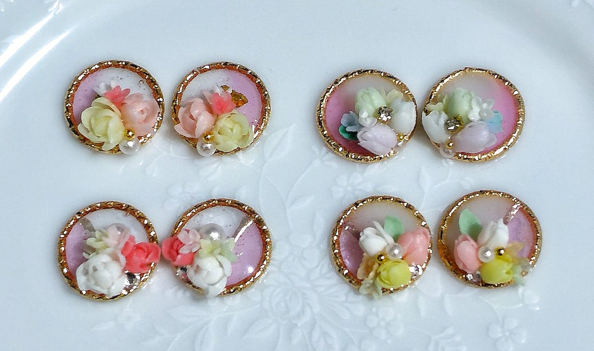 i6empm's tweet image. 我ながら、すごく可愛いパーツができたと思います😊
#ハンドメイド
#ハンドメイドアクセサリー
#レジンアクセサリー
#ハンドメイド好きさんと繋がりたい