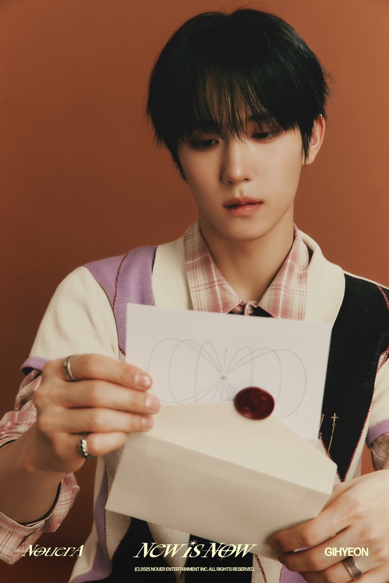 nouera_official's tweet photo. NouerA 1st Mini Album 
[Chapter: New is Now]
Concept Poster C #1

We’re Connected

#GIHYEON #기현 #ギヒョン 
💫2025.02.26 18:00 (KST)

#NouerA #누에라 #ヌエラ
#New_is_Now #NIN
#누에라의_새로운시작은_바로지금 https://t.co/w0N0YxFnoz