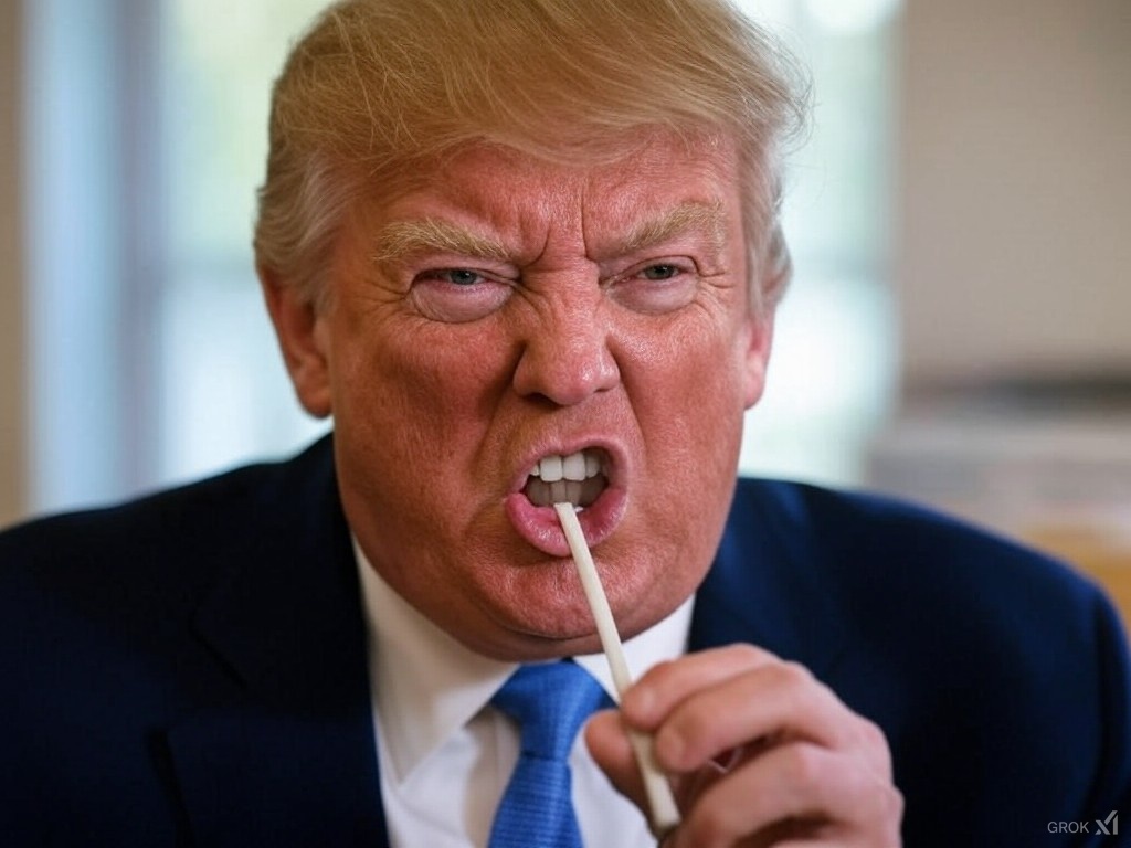 BREAKING: Trump signed an order to ban paper straws and bring back plastic ones. No jokes, this has been his long-time struggle. Make straws great again!!! Another crisis solved! 🥤✨ #EcoTwist #TrumpMoves #GretaStrawsnberg