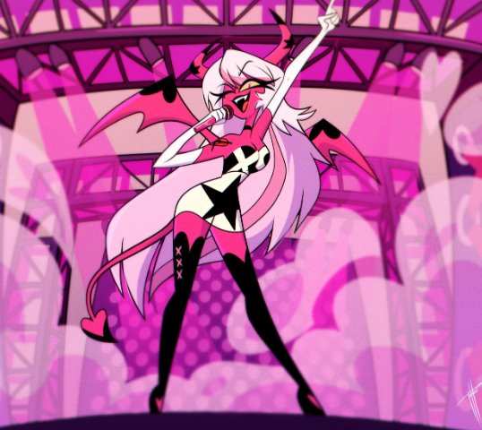 In der deutschen Helluva Boss-Synchro darf ich übrigens Verosika Mayday sprechen und singen! Hell yeah!! 😈

Thx for choosing me 🥰