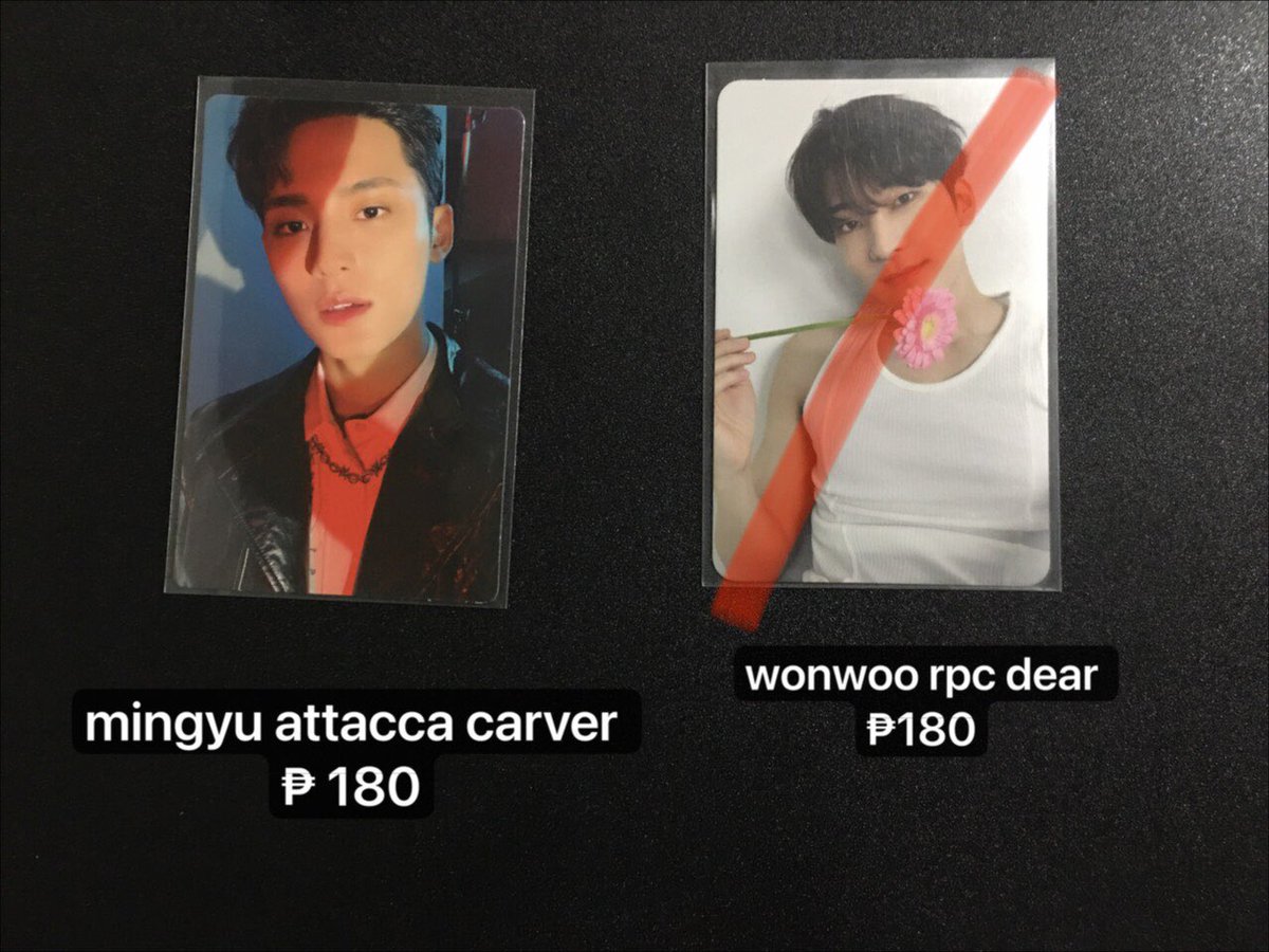 SE0KMINSIE's tweet photo. wts lfb seventeen photocards 

🔗 mingyu attacca carver pc 

₱180 

• onhand 
• payo/3 days dop 

dm me at tg: @/shelovesdk if inch https://t.co/M16yQpiQsC