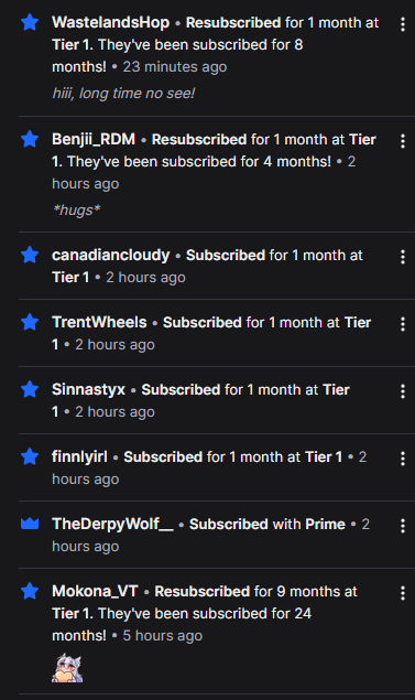 Ben_Soulstone's tweet photo. Also, huge thanks to these amazing peeps that decided to donate subs and bits. Coupled with the raids, y'all had Dadbot starting to shed tears. I was not prepared for this love and support, but I am so thankful. https://t.co/8ciRaEEfZk