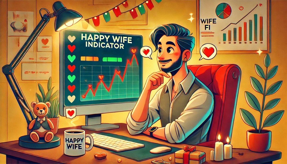 WifeFiSol's tweet photo. We’re excited to announce our upcoming market indicator! 📊

Our Happy Wife Indicator:
🔴 If you forget to buy $WifeFi for Valentine’s Day.
🟢 If you’ve secured a $WifeFi bag.

Stay bullish on love! 🚀

#Memecoin #Phantom #Sol https://t.co/vJpmOzfgQz
