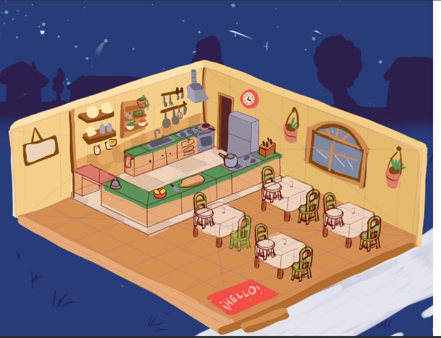 CasielGameDev's tweet image. Making a indie game all 2d with perspective is hard af , im not big doing backgrounds but here we are #indiegame #gamedev #demosoon