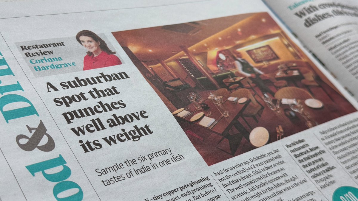 Ruchii🇮🇪☸️🇮🇳 (@ruchiiblackrock) on Twitter photo Team at Ruchii is delighted and thank <a href="/CorinaHardgrave/">Corinna Hardgrave</a> for her review in <a href="/IrishTimesFood/">Irish Times Food</a> this weekend.
Thank you for highlighting the 6 tastes (Shadruchulu) of food, one of pillars of good health based on ayurveda.
🙏🏻 Team at Ruchii is delighted and thank <a href="/CorinaHardgrave/">Corinna Hardgrave</a> for her review in <a href="/IrishTimesFood/">Irish Times Food</a> this weekend.
Thank you for highlighting the 6 tastes (Shadruchulu) of food, one of pillars of good health based on ayurveda.
🙏🏻