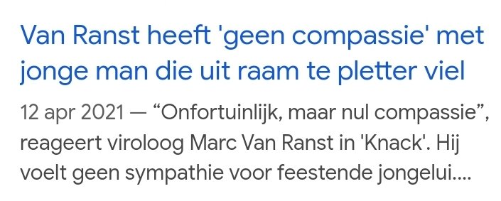 Viv40351916's tweet image. Sorry Prof Rik, maar iemand die zo'n uitspraak doet over een jongen die nog eens samen bij zijn vrienden wou zijn en door raam vluchtte voor de coronagestapo en te pletter viel.... is kwaadaardig.