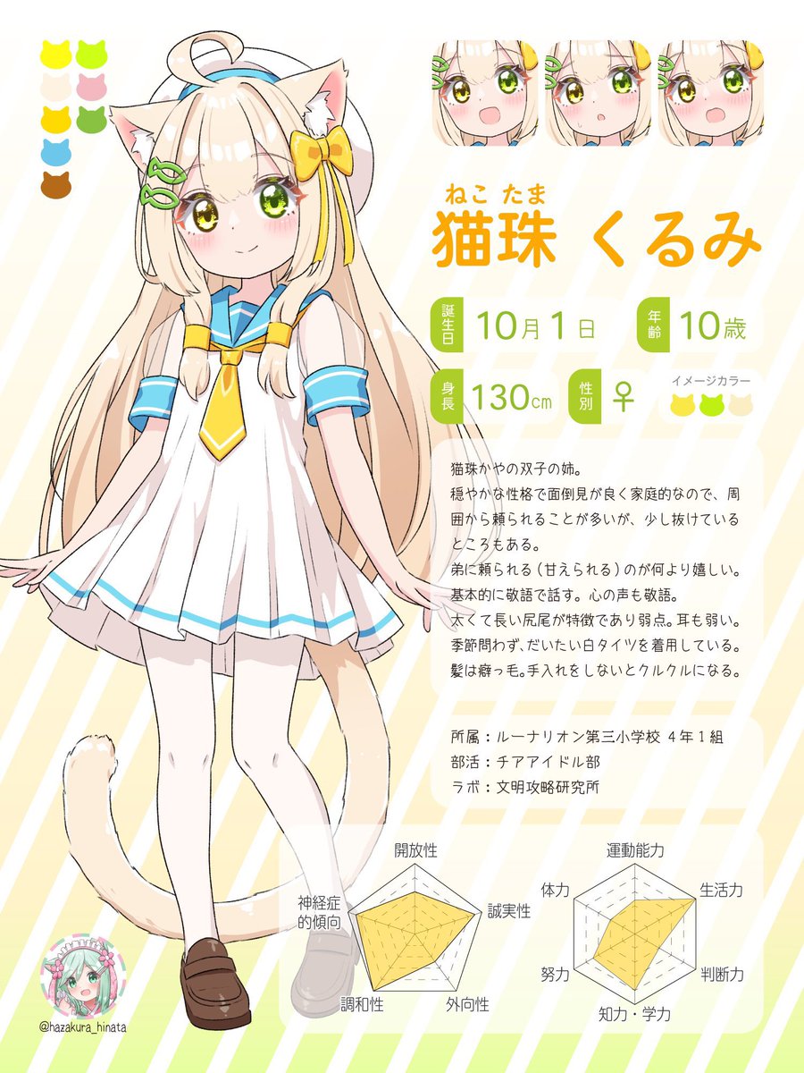 「うちの子 くるみちゃんです!!刺され〜#刺さる人に届け一次創作祭り 」|葉桜ひなた🍡🌸のイラスト