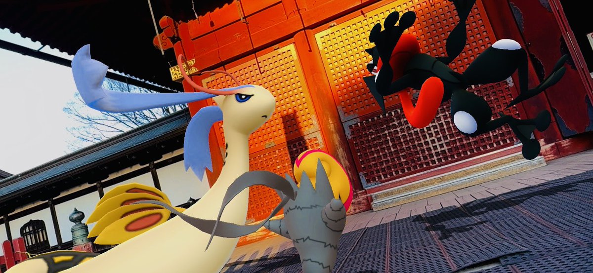 GameUmuya's tweet photo. 三竦み忍びの闘い⚔️
#PokemonGOCommunityDay
#PokémonGO
#GOsnapshot
#ARoftheCommunityDay
#アギルダー
#Accelgor https://t.co/3RpguT9TPV