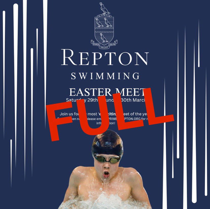 Repton Swimming tweet media