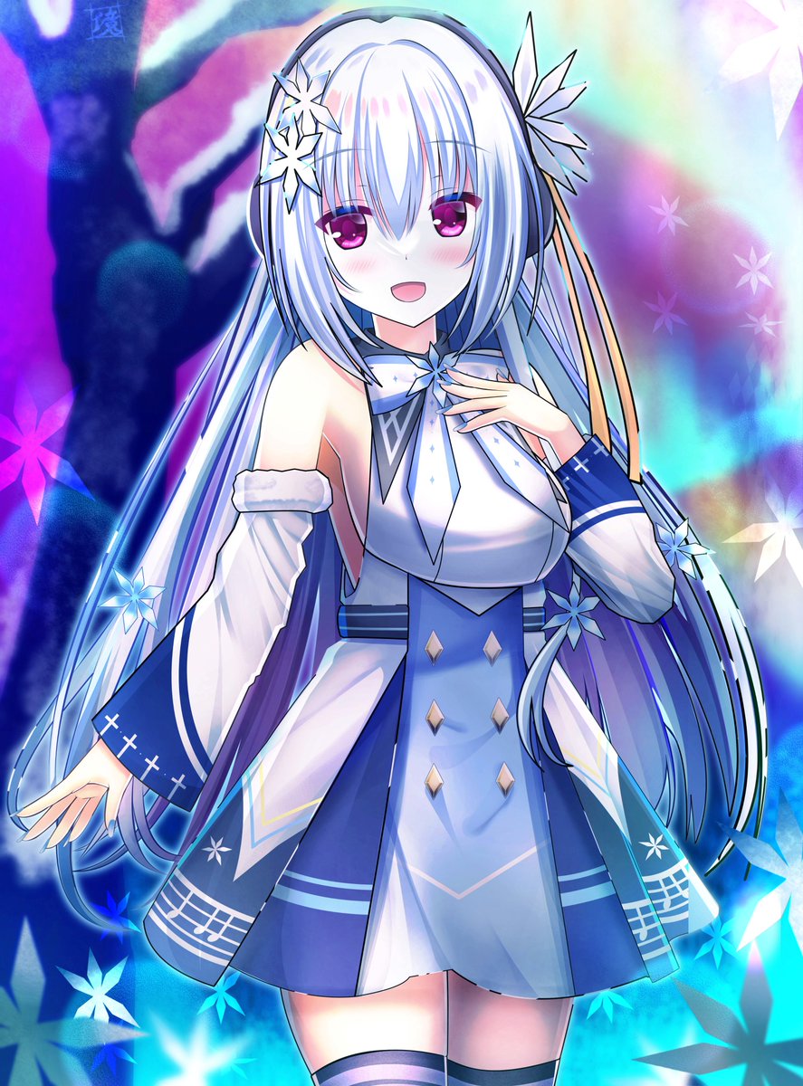 ハミダシクリエイティブ』の雪景シキちゃん🤍 放送用の雪景色仕様で