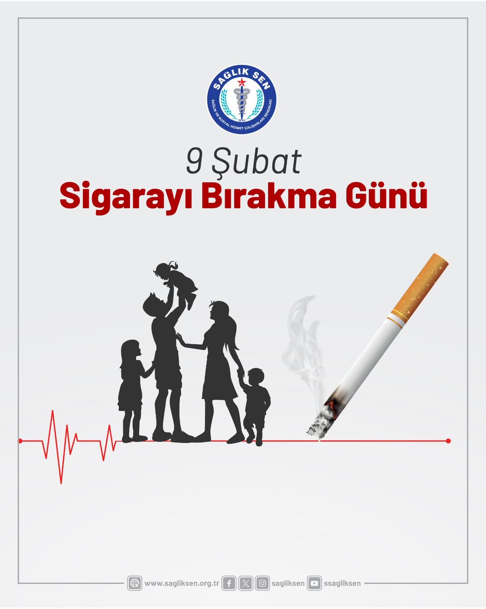 Sevdiklerin için, sağlıklı yarınlar için sigarayı bırak!

#SigarayıBırakmaGünü