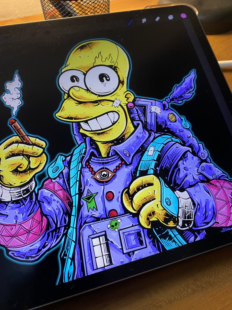 tyztracth's tweet photo. Find the our holiday called Space Day ✨🪐
.
.
#drawing #homer #TheSimpsons #digitalart #procreateart #doodle #cartoon #artwork #tshirtdesign #stickers #DoodleWorld #doodleart #space #illustration #DigitalArtist #funny https://t.co/wX6Wo7CXdY