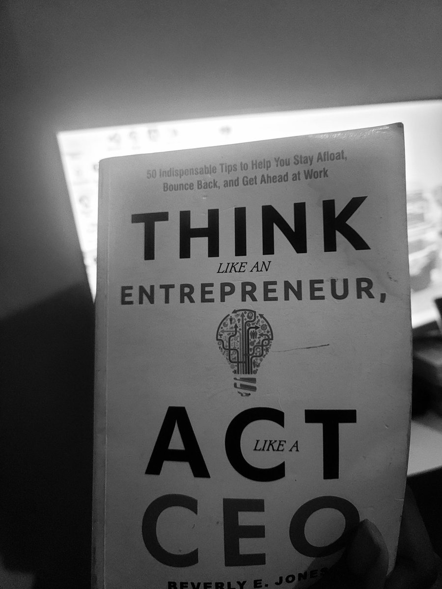 phemiejhay1's tweet photo. I'm kicking off my Sunday with Think Like an Entrepreneur, Act Like a CEO. 

Always finds a way to call me out 😂 You should check it out.

#Entrepreneur #saas #ceo #smallbusinesstips #smallbusiess #buildinpublic #business https://t.co/oTsRWcKl5Q