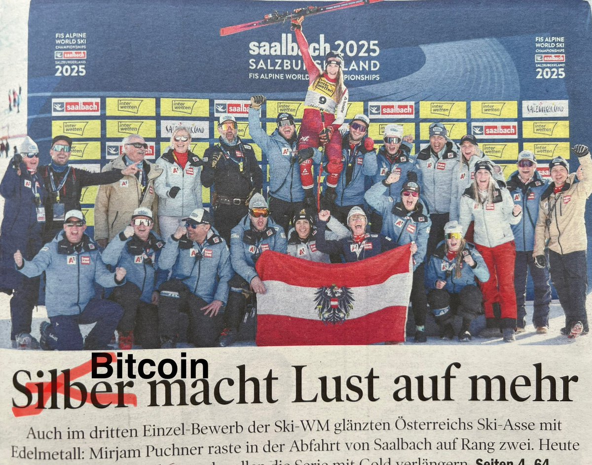 #Bitcoinmachtlustaufmehr - steht heute sogar auf der Titelseite der Tiroler Tageszeitung <a href="/TTNachrichten/">Tiroler Tageszeitung</a>