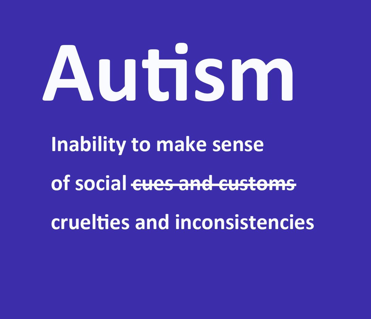 draevans's tweet photo. So we now have an #AutismSunday to pray for autistic people & raise awareness.
For the love of God another awareness day will do ZERO for autistic people.
Until society realises everyday is an awareness day for real autistic people it is just more meaningless tokenism https://t.co/lYgMXPL0qm