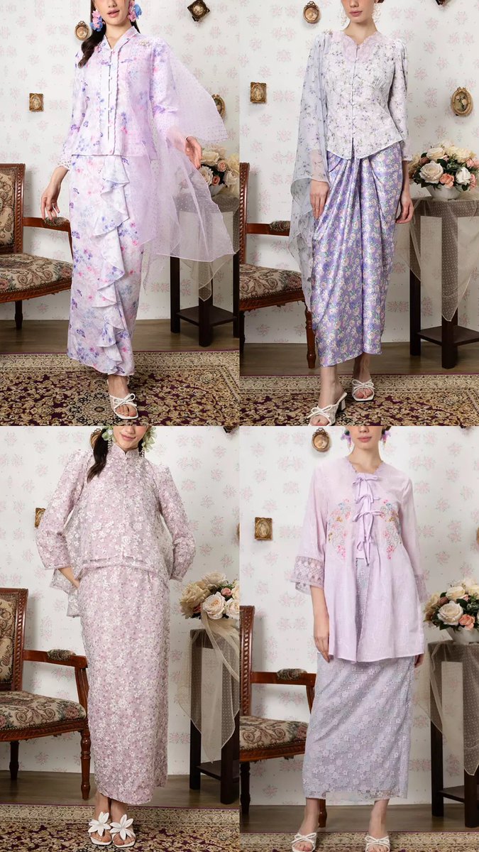 syeerayahaya's tweet photo. Cute lilac outfit from Lubna. Ommo comel namampos 🥹 https://t.co/V4fIOEagB8
