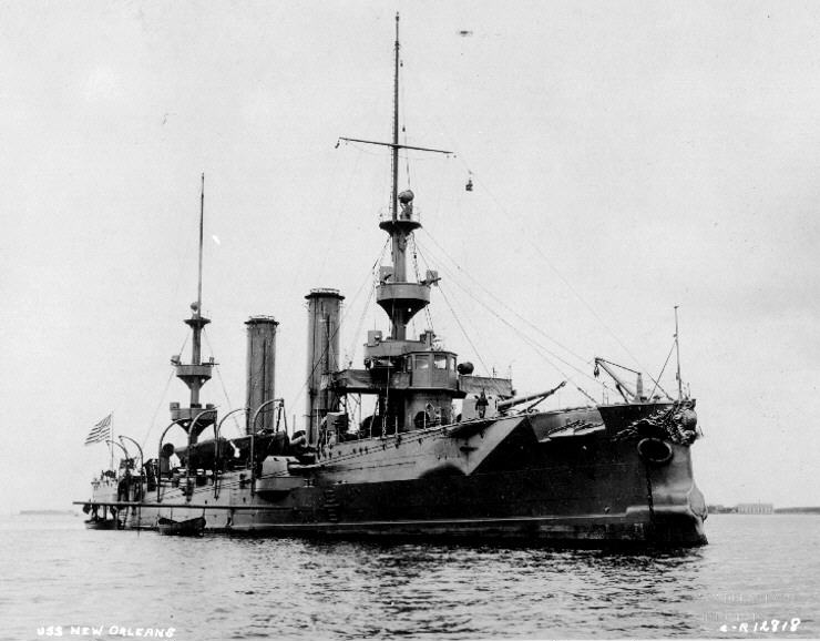 NavalEncyclope1's tweet photo. The New Orleans class were two protected cruisers initially built in Britain at Elwick Yard for the Brazilian Navy and repurchased by the US before the war of 1898 https://t.co/e5RngPhwtA #usnavy #neworleans #albany #protectedcruiser #1898war #hispanoamericanwar https://t.co/xfTgQrcWEW
