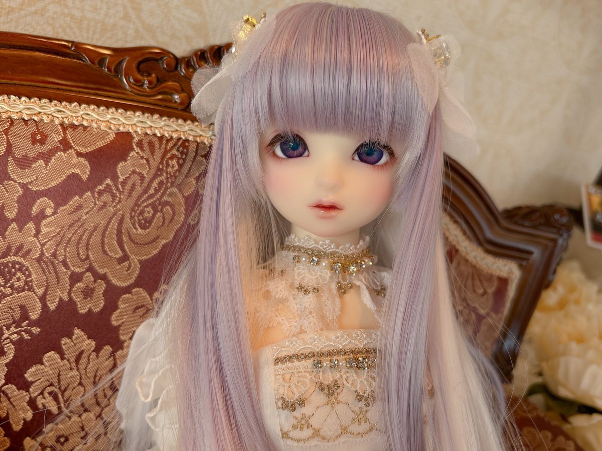 chiyodoll0928's tweet photo. 絶対にお迎えするぞと決めていたドレスを着せてお里に行ってきました！ボリュームがあって綺麗なドレス。TOANIA様のドレスは3着目なのですが、全てお気に入りです。 #TOANIAno https://t.co/p28MCoToK4