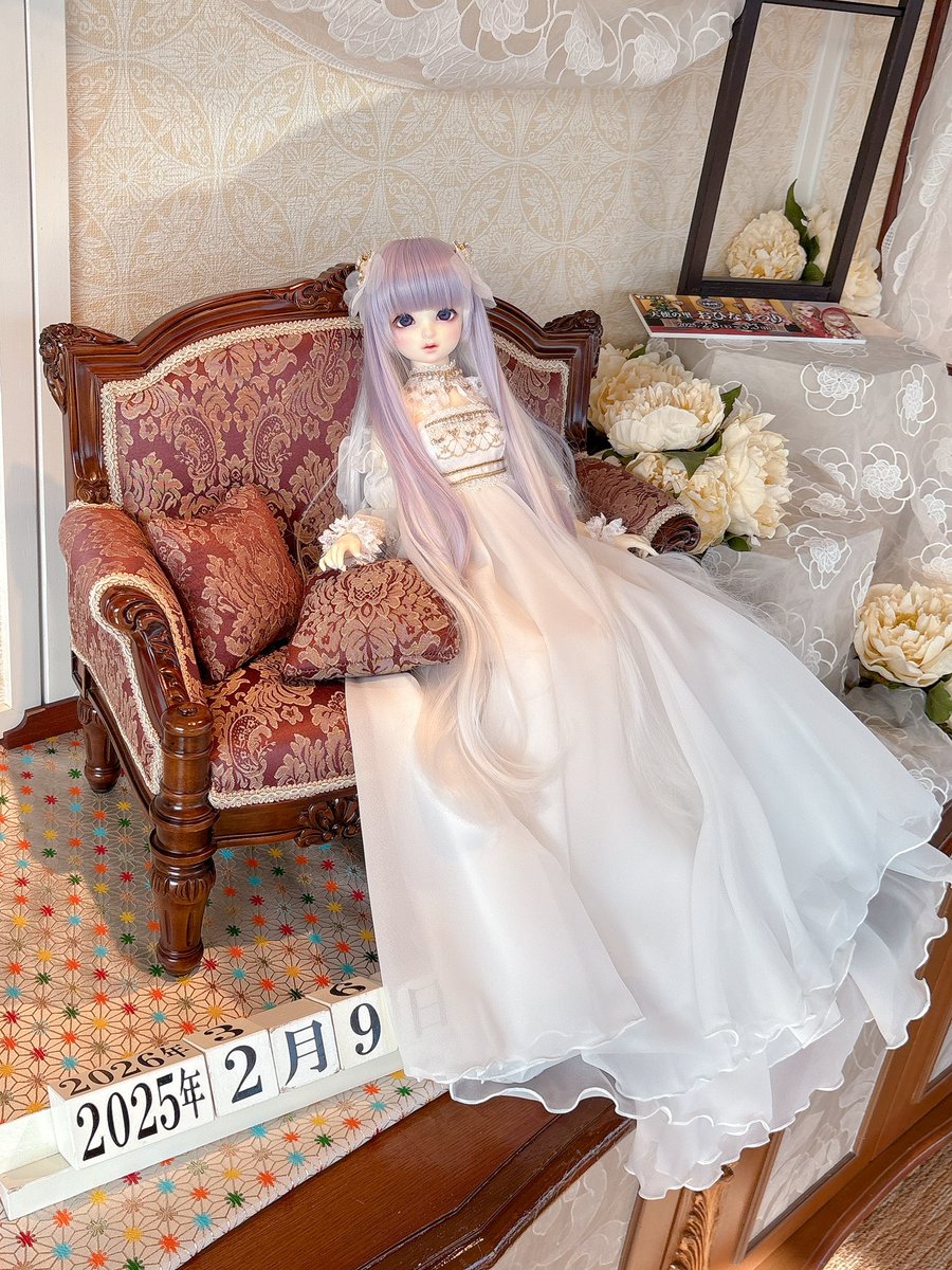 chiyodoll0928's tweet photo. 絶対にお迎えするぞと決めていたドレスを着せてお里に行ってきました！ボリュームがあって綺麗なドレス。TOANIA様のドレスは3着目なのですが、全てお気に入りです。 #TOANIAno https://t.co/p28MCoToK4
