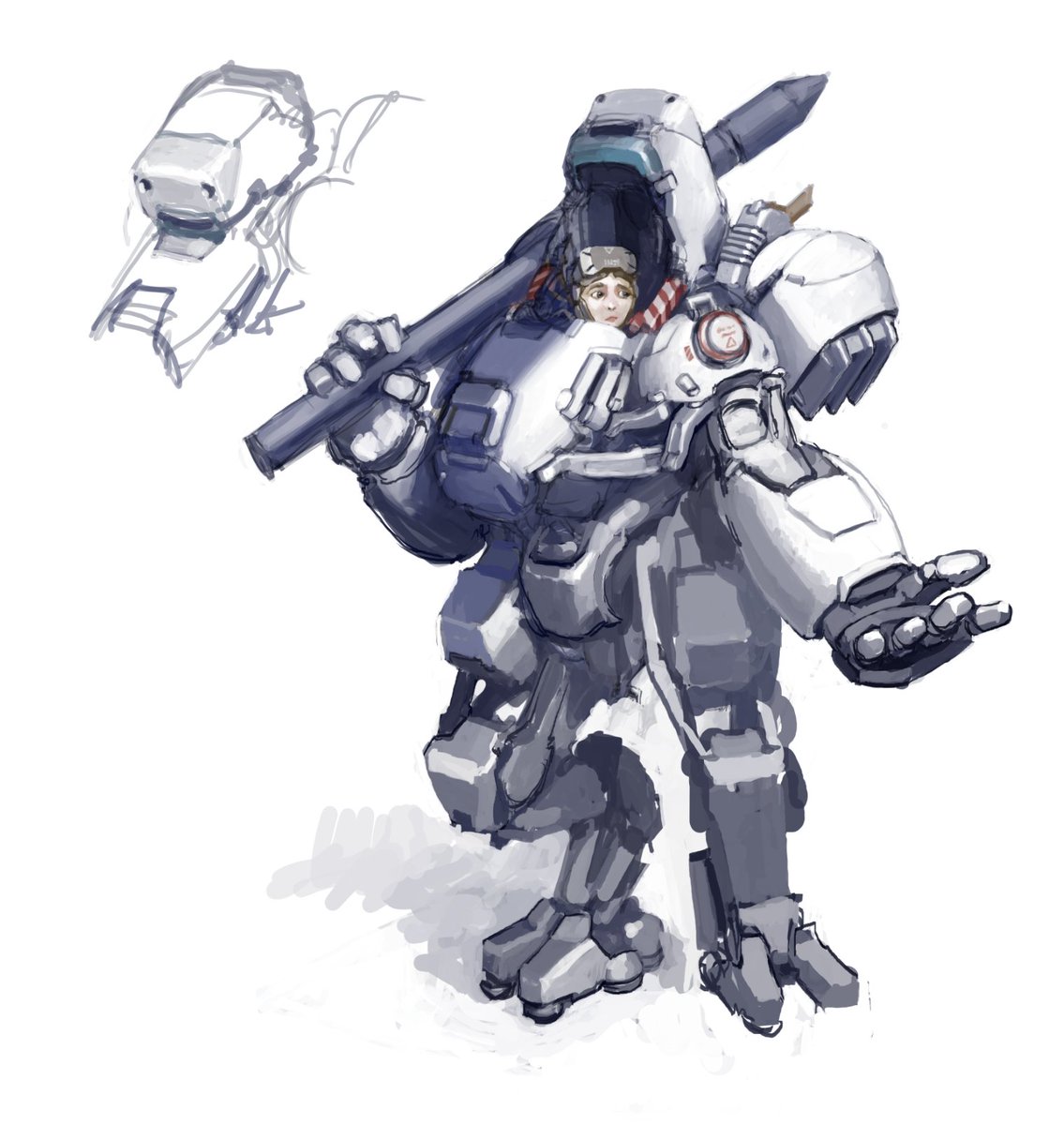「If I can fix these legs this one might n」|Mike Doscherのイラスト