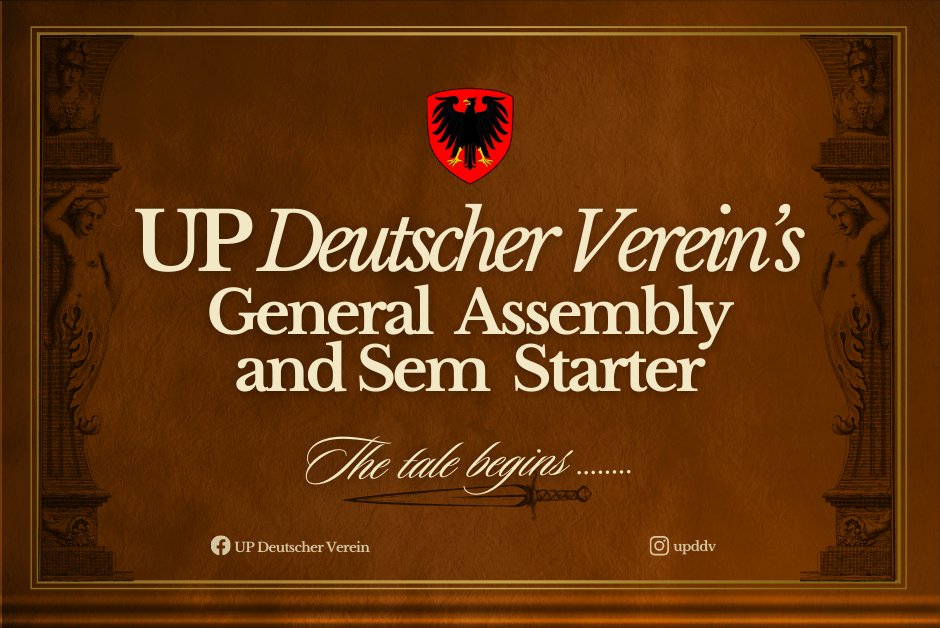 upddv's tweet photo. 📖✨ And the tale finally begins... 𖡼𖤣𖥧𖡼𓋼𖤣𖥧𓋼𓍊

Before January came to a close, the UP Deutscher Verein 📷 has officially opened a new chapter with our first-ever General Assembly x Semstarter! Here's to a succesful org revival! https://t.co/dlpCgloK1X