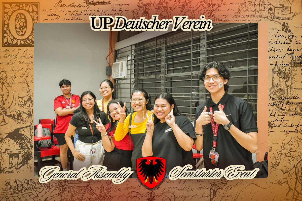 upddv's tweet photo. 📖✨ And the tale finally begins... 𖡼𖤣𖥧𖡼𓋼𖤣𖥧𓋼𓍊

Before January came to a close, the UP Deutscher Verein 📷 has officially opened a new chapter with our first-ever General Assembly x Semstarter! Here's to a succesful org revival! https://t.co/dlpCgloK1X