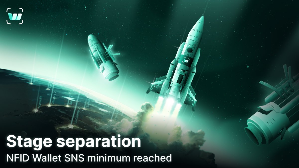 nfid727's tweet photo. 🚀 100,000 $ICP Committed – @NFIDWallet SNS is Officially a GO! 🚀

The NFID Wallet decentralization milestone has been reached! 🎉 368 participants have secured their place in the NFID Wallet DAO, pushing us past 100K $ICP. https://t.co/Y6u2wHDmGF
