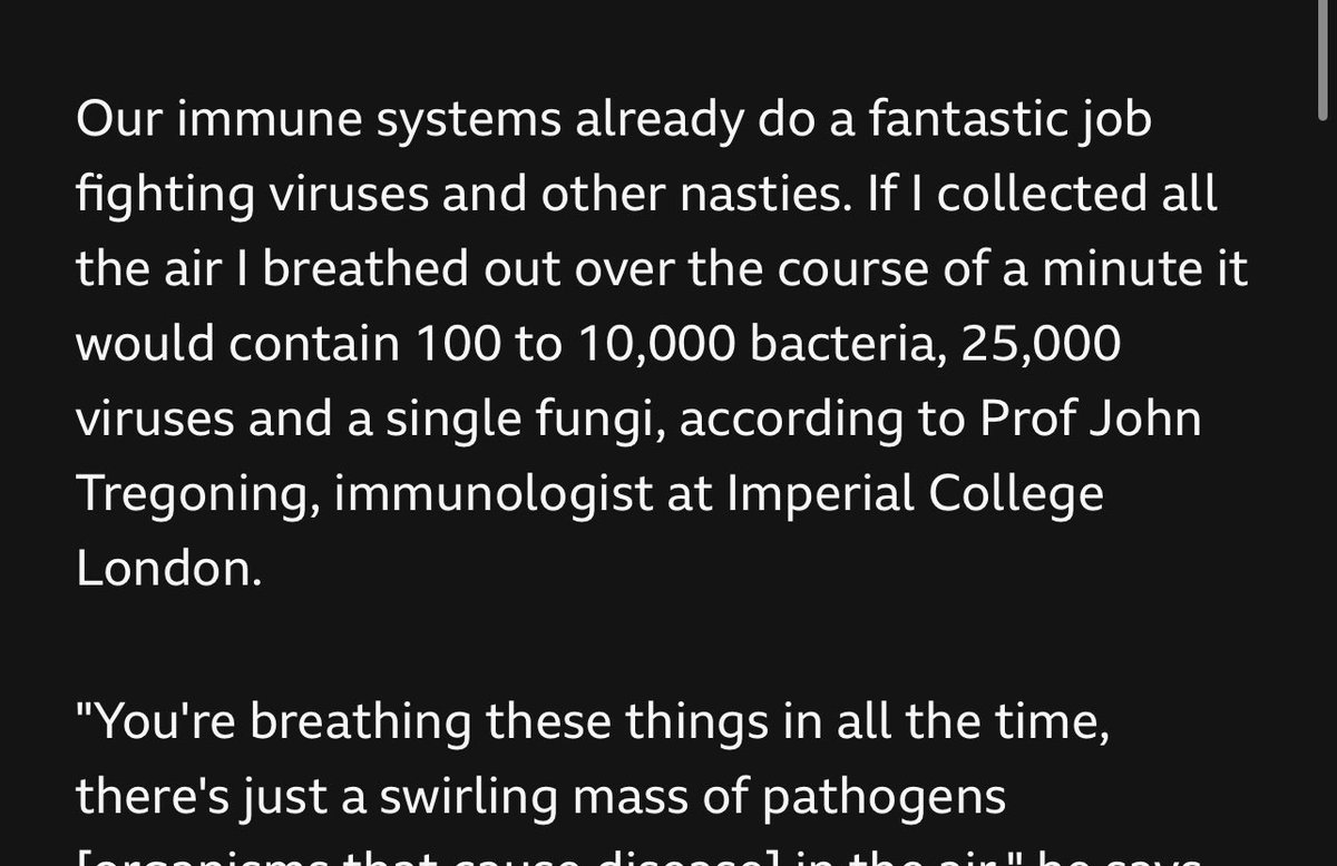 P ᴱᵀᴱ Sᴬᴺᴰᴱᴿˢᴼᴺ (@lessontoolbox) on Twitter photo Factolicious - BBC article this morning on the immune system. 1 minute of breathing contains up to 10,000 bacteria and 25,000 viruses. Teaching infection and response? You're welcome 👍
Can you really boost your immune system? bbc.com/news/articles/…
<a href="/chatbiology/">Chat Biology</a> Factolicious - BBC article this morning on the immune system. 1 minute of breathing contains up to 10,000 bacteria and 25,000 viruses. Teaching infection and response? You're welcome 👍
Can you really boost your immune system? bbc.com/news/articles/…
<a href="/chatbiology/">Chat Biology</a>