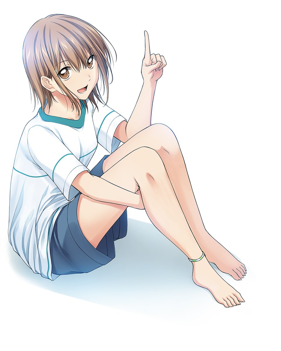 前に描いた千夏先輩の顔だけだったものを 全身付け足しました。一本