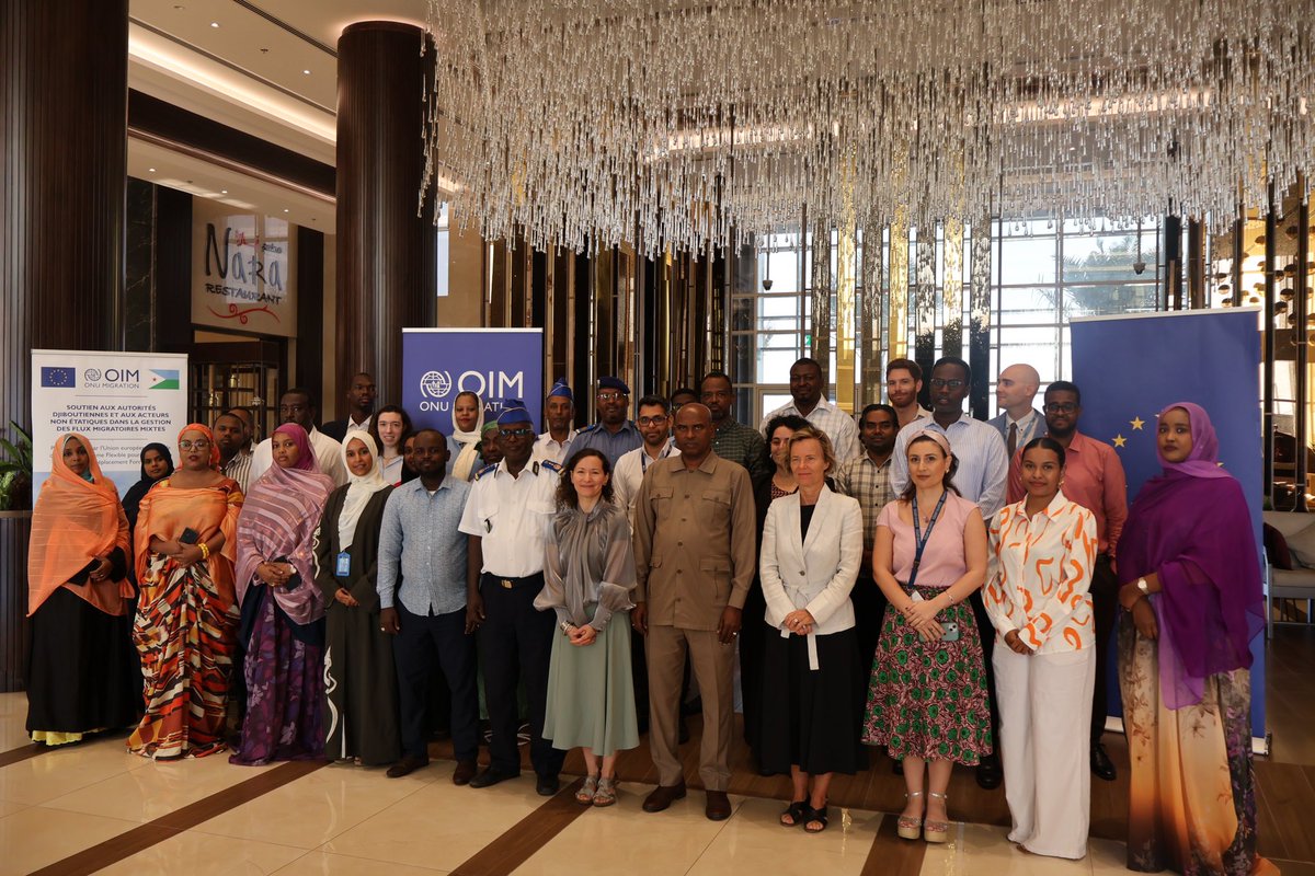 L’<a href="/UEaDjibouti/">UE à Djibouti</a> et OIM #Djibouti co-organisent l’atelier de démarrage pour l'initiative « Soutien aux autorités djiboutiennes et aux acteurs non-étatiques dans la gestion des flux migratoires mixtes »

🇪🇺 🫱🏽‍🫲🏼 🇩🇯