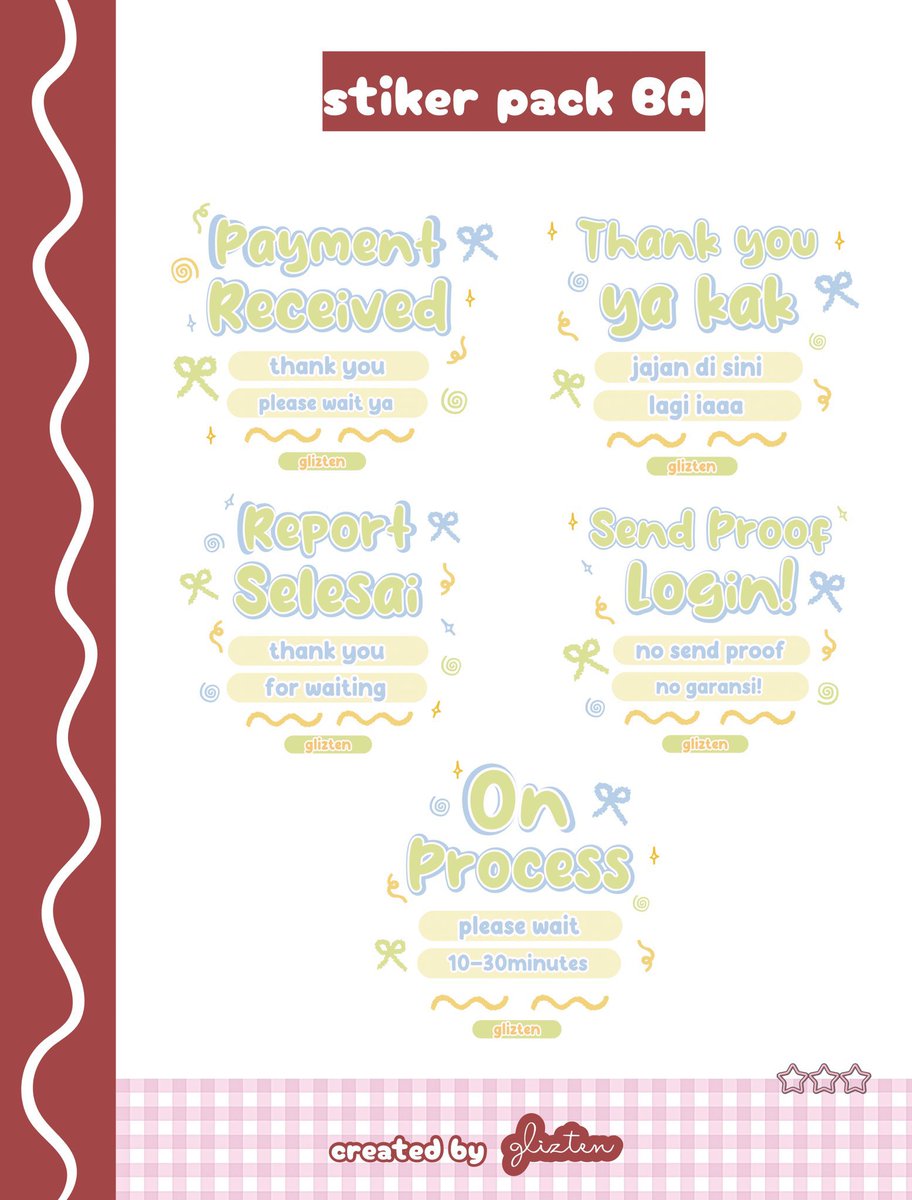 glizten's tweet image. help repost, thank you ♡

haloo🥝 berhubung stiker pack BA sisa 1paket, jadi aku mau GA-in aja *yayy* syaratnya cukup rt &amp;amp; like twit ini aja yaa ♡ end secepetnya #zonauang