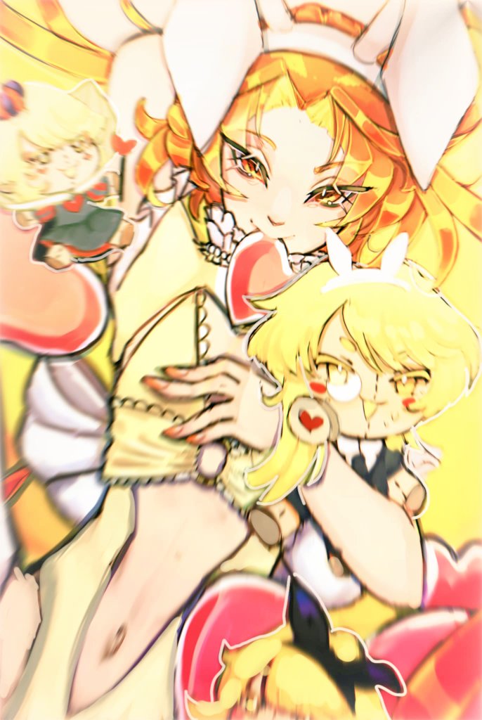 Donajumbo0w0_1's tweet photo. Drawings of my little gems with themes of February 14th haha #housekinokuni #housekinokunioc #HnK #宝石の国 #創作宝石 https://t.co/oDQiDvxLnH