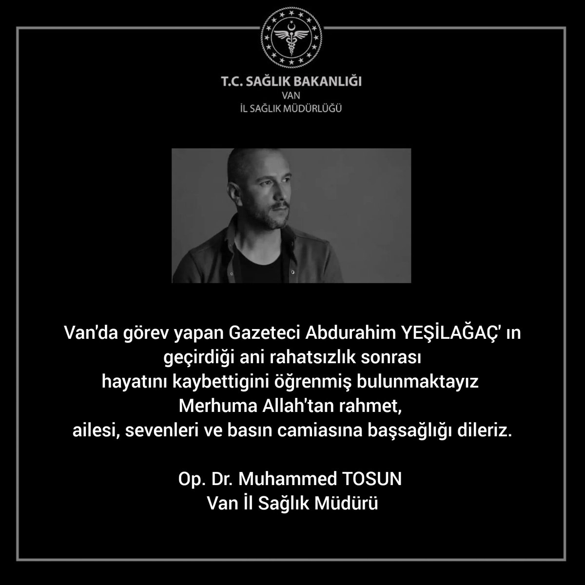 Van İl Sağlık Müdürlüğü (@vanilsaglik) on Twitter photo 