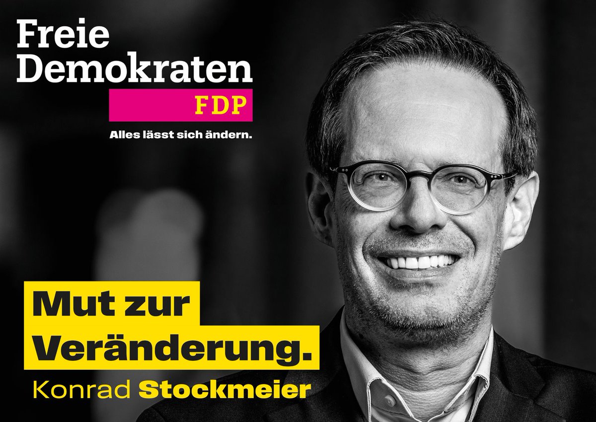 KonradStockmei1's tweet photo. @_FriedrichMerz @welt Tipp, Herr #Merz: Was Sie schreiben, klingt gut. Sie werden es aber mit #Habeck oder der #SPD nie umsetzen können. 
Tipp, meine Damen und Herren: #wirtschaftswende 👉 #jetztFDP. In #Mannheim Erstsimmme #Stockmeier, Zweitstimme #FDP 🙂! https://t.co/sKRG8zdfVt