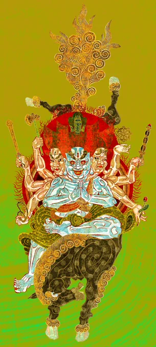 馬頭観音(ミず鬼ずム/三日月電波作)某お寺よりご依頼頂いている馬頭観音さま(制作途中)です完成まであと少しです#刺さる人に届け一次創作祭り#私の個性はきっと誰かにささる#冬の創作クラスタフォロー祭り 