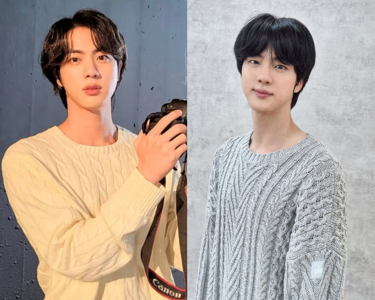 winnttaebear's tweet photo. 2022 seokjin                2025 seokjin https://t.co/jwvnl8NNPw
