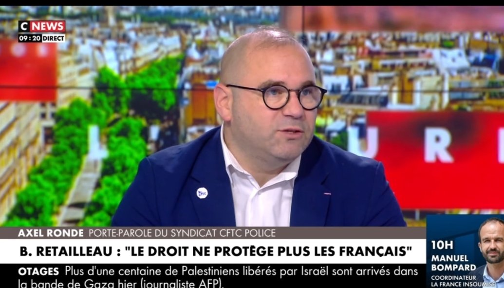 AxelRonde's tweet photo. Je suis intervenu sur le plateau d' @eliot_deval sur #Cnews . Nous avons évoqué le terrible crime dont a été victime la petite Louise.
Nous devons mettre en place des caméras de surveillance avec de l'intelligence artificielle pour renforcer la protection !
#Epinay #Longjumeau https://t.co/ksLCVA9KAm