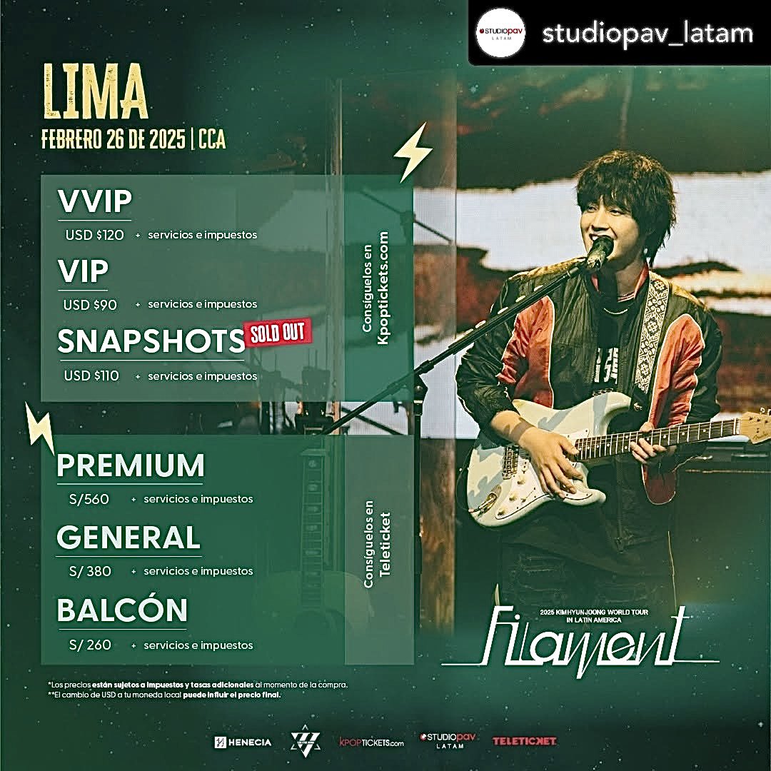 AlphaFemale1_'s tweet photo. #KimHyunJoong #WorldTour✈️#kpop #concert #show #concertphotos #concertphotography #concertlife #event #concertoutfit #concertband #concertstage #band #concerttime #Latam #concertpics #concertnight #concerttickets #Lima🇵🇪 #Peru🇵🇪 #Filament💡
🎫🎫 https://t.co/ql514CLn13
@khj_heneciatwt
@studiopav_latam
@teleticketperu
#KimHyunJoong
#Henecia💚
#Peru 🇵🇪
#KimHyunJoong_enLATAM
#Filament💡