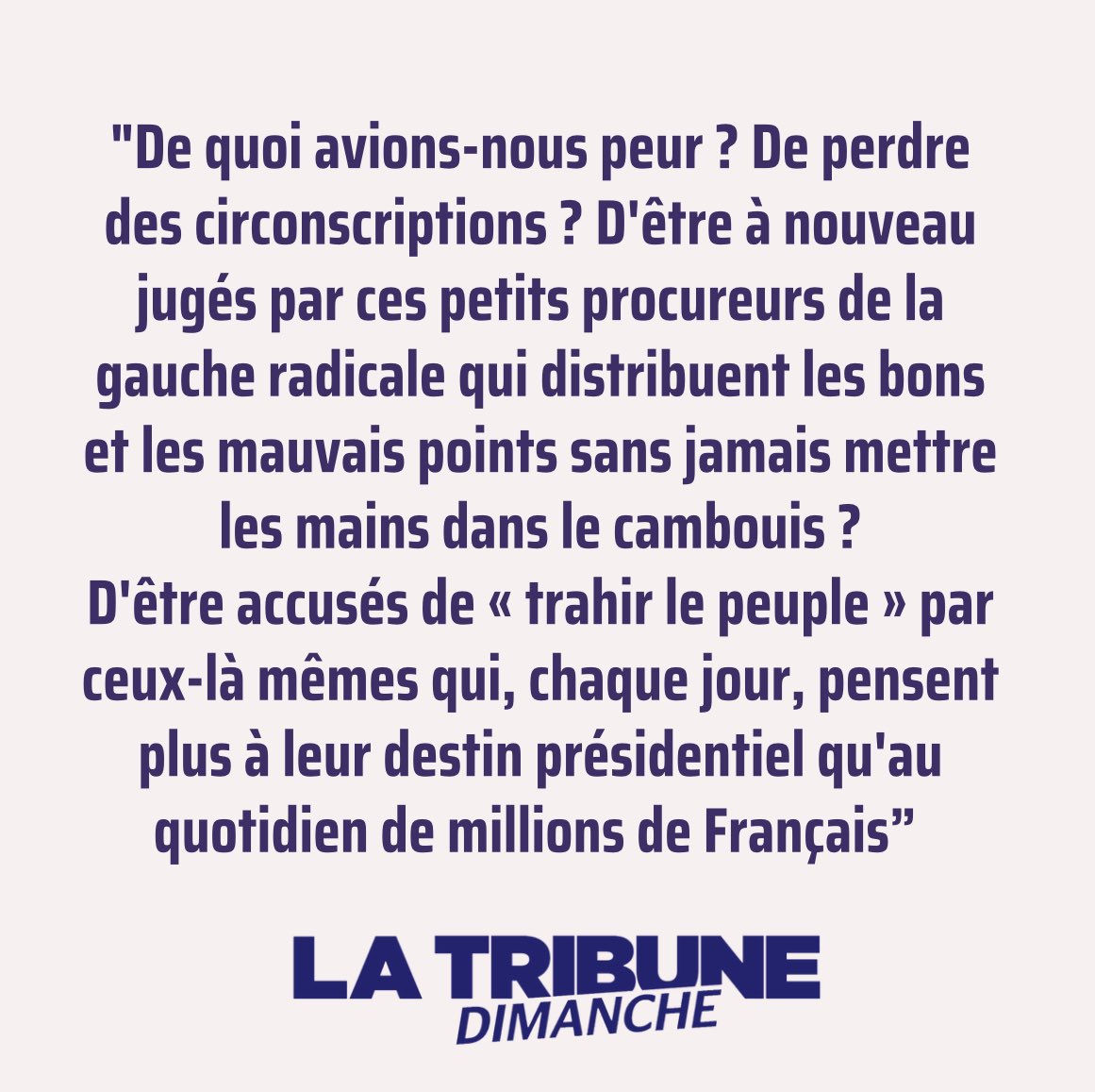 Ma tribune dans la <a href="/TribuneDimanche/">La Tribune Dimanche</a> 
👉🏻 urlz.fr/u1bA