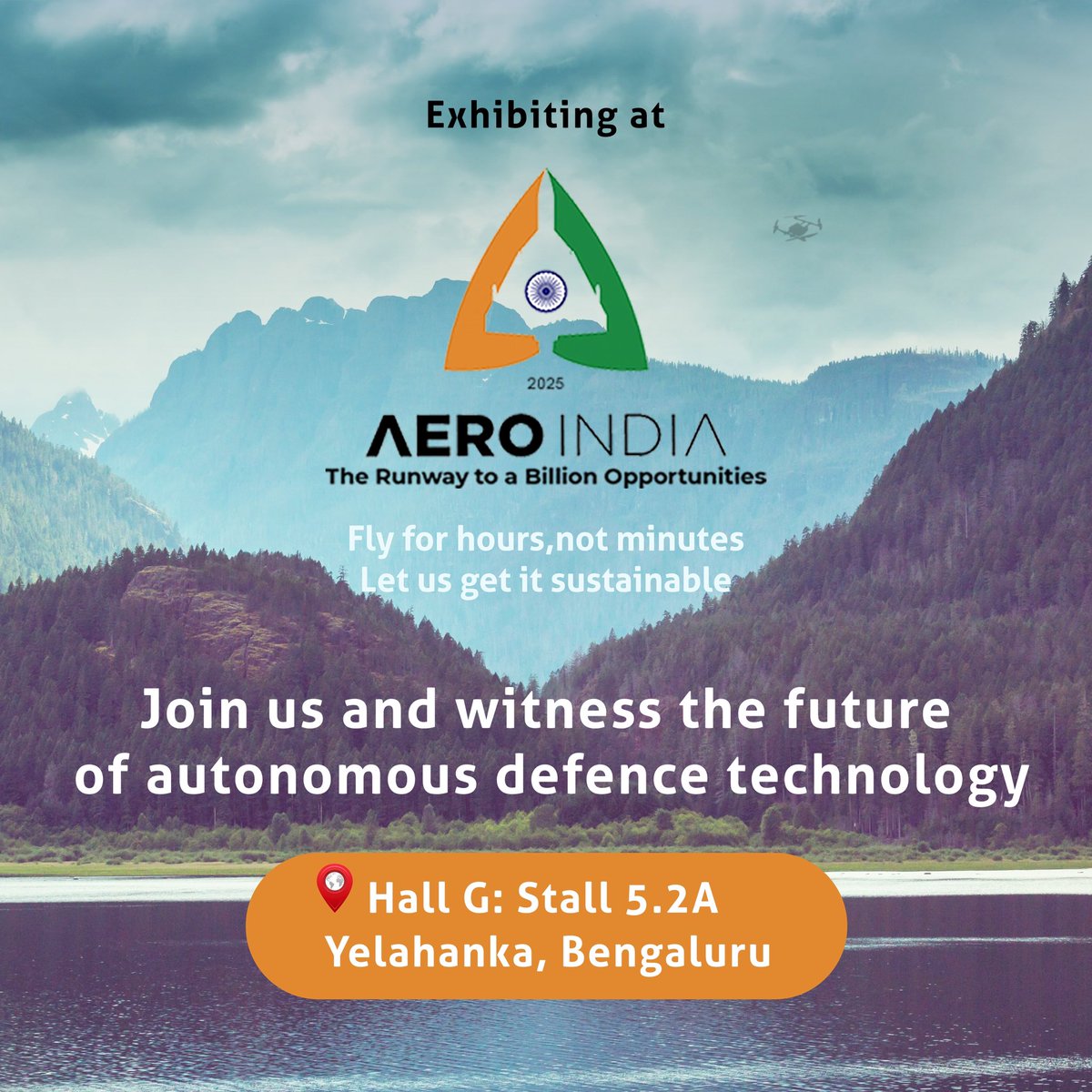 SagarDefence's tweet image. We will be part of @AeroIndiashow —Asia&apos;s largest military aviation exhibition, starting tomorrow. 

 Visit us at Hall-G, Booth No. 5.2A, as we unveil another breakthrough in #autonomoussystems. 

📅 10-14 February 2025
📍 Yelahanka,Bengaluru

#AeroIndia2025 #FutureofFlight…