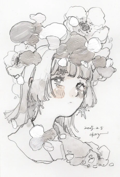 個展ドローイングたち③#オカユウリ個展 