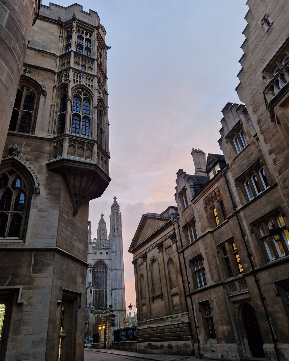 Cambridge University (@cambridge_uni) on Twitter photo Winter sunset on Trinity Lane ☀️
With a reputation as the prettiest street in Cambridge, Trinity Lane is the place to explore the architecture and communities around <a href="/TrinityHallCamb/">Trinity Hall</a>, <a href="/CaiusCollege/">Gonville & Caius College</a>, <a href="/Kings_College/">King's College, Cambridge</a> and <a href="/ClareCollege/">Clare College</a>. Winter sunset on Trinity Lane ☀️
With a reputation as the prettiest street in Cambridge, Trinity Lane is the place to explore the architecture and communities around <a href="/TrinityHallCamb/">Trinity Hall</a>, <a href="/CaiusCollege/">Gonville & Caius College</a>, <a href="/Kings_College/">King's College, Cambridge</a> and <a href="/ClareCollege/">Clare College</a>.