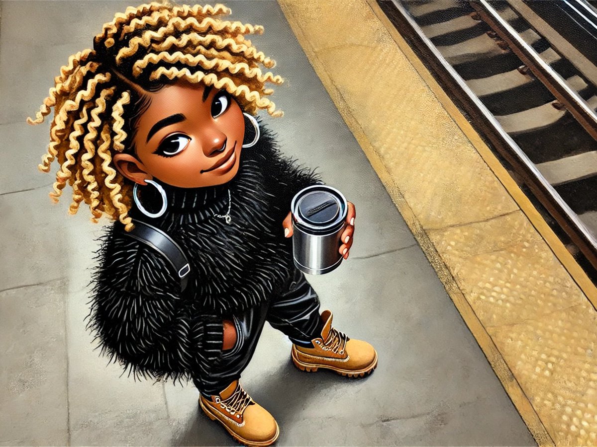 7lioness2014's tweet image. "Ready for the urban jungle with coffee and style!"

#StreetStyle #UrbanChic #CoffeeLover #Fashionista
Captioned by #GPT4 #aiart
Contact us for art on Merch, notebooks, journals, coloring books. afrodiasporan.cloud