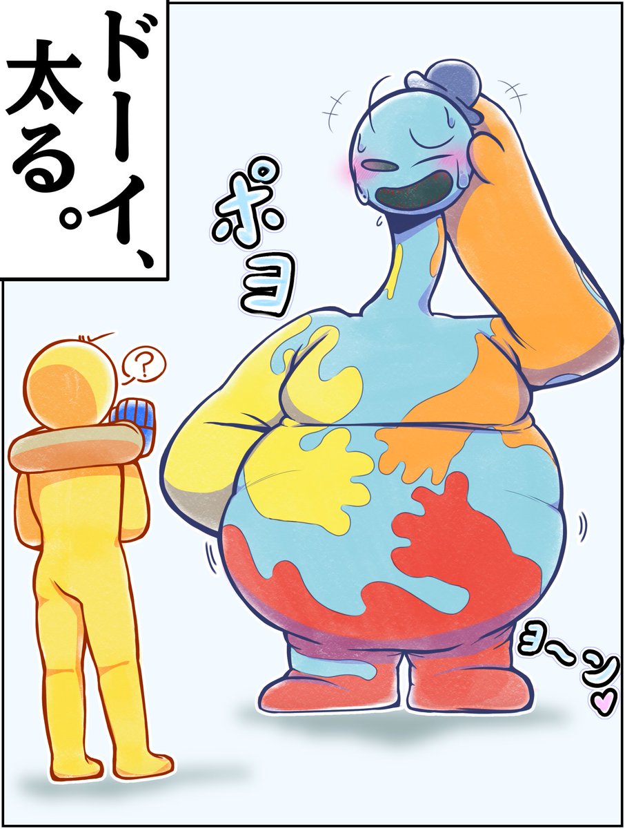 roguin1470068's tweet photo. 【悲報】 ドーイ､太る。🎩️🩵(幸せ太りしてくれ…)

#PoppyPlaytimeChapter4
#PoppyPlaytimefanart #Doeythedoughman
#Doey #PPT夢 https://t.co/EYFGNNxZzf