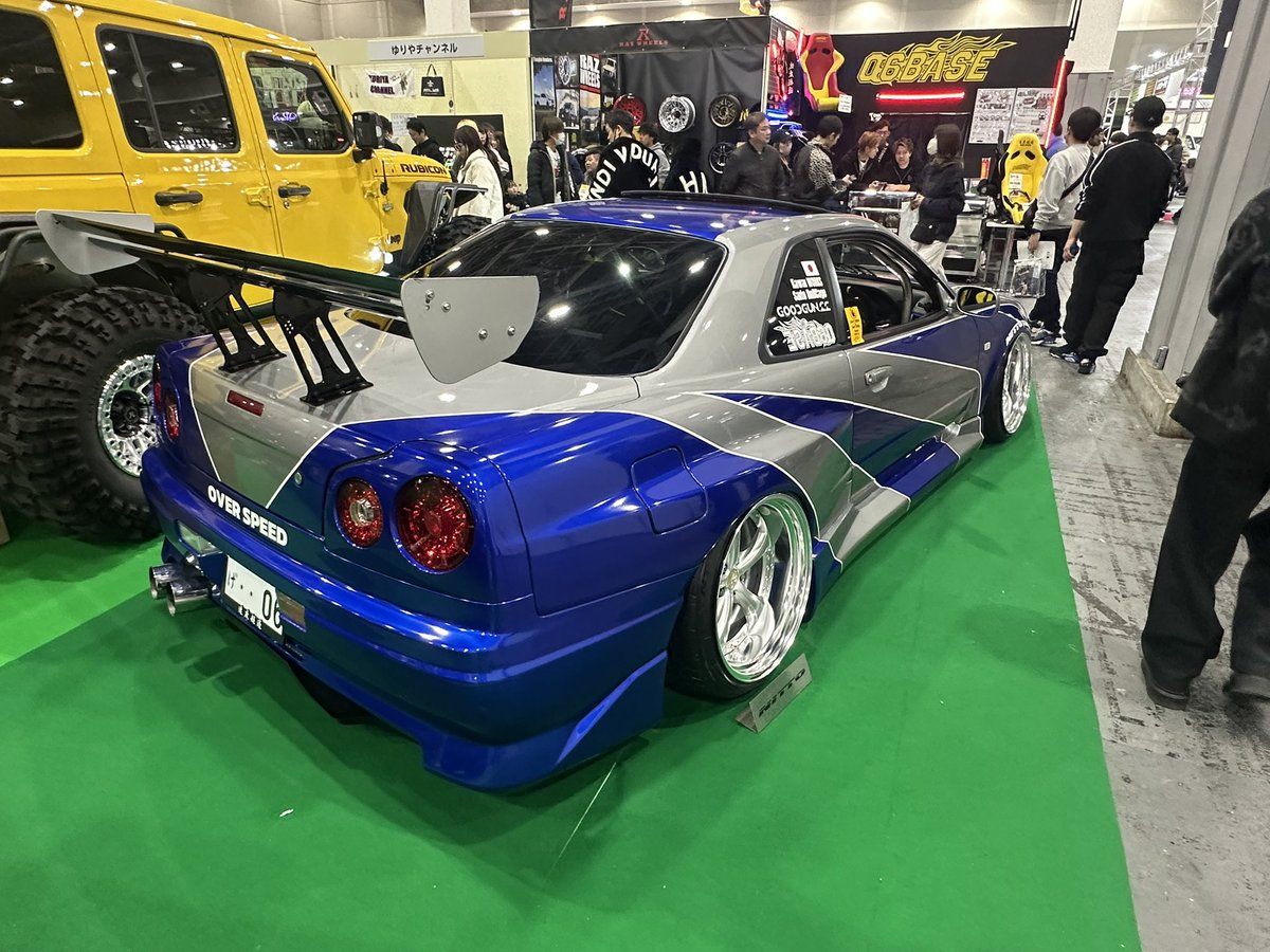 ringo_man's tweet photo. オートメッセ行ってきました。最終日人が多くて駐車場大変。

#オートメッセ
#06BASE
#マッキナ https://t.co/XblvD2fpeq
