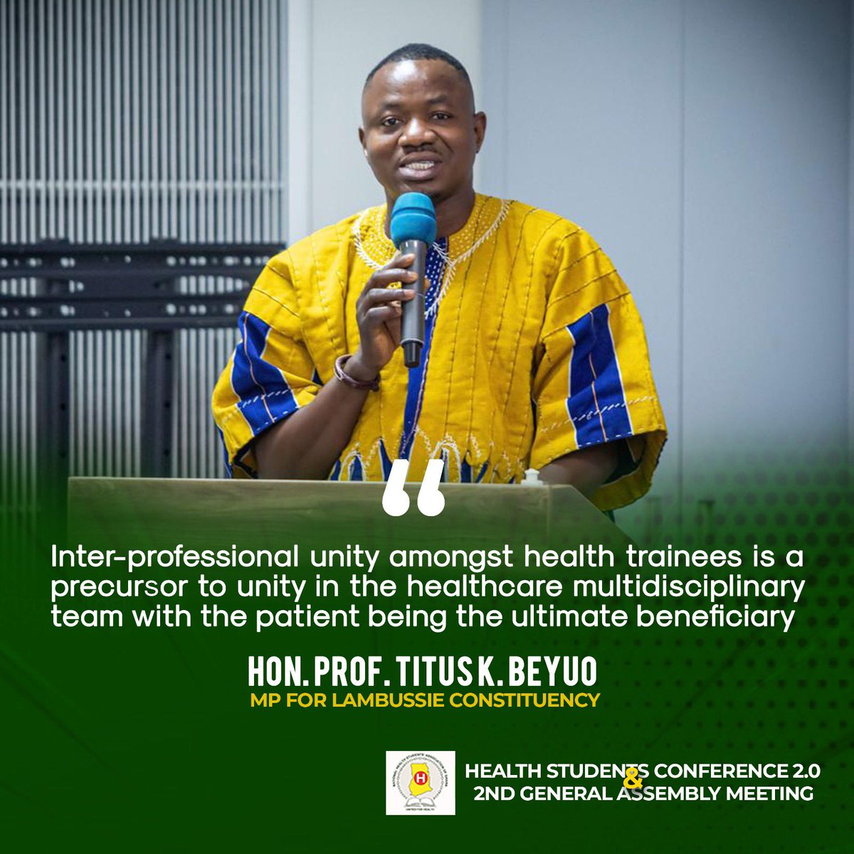 Prof. Titus K. Beyuo tweet media