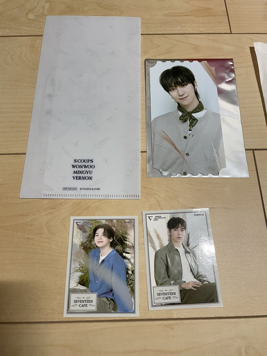 me_and_lorca's tweet photo. SEVENTEEN CAFE 2024 WINTER MORNING GREEN 交換

譲
ヒポチ
入場特典　ミョンホ
caratくじ　ウジ　バーノン

求
ボカチ
入場特典→異種スングァン(アルバムトレカなど)
caratくじ　スングァン

郵送

お気軽にお声掛けください🙇‍♀️ https://t.co/AbJpLts1sy