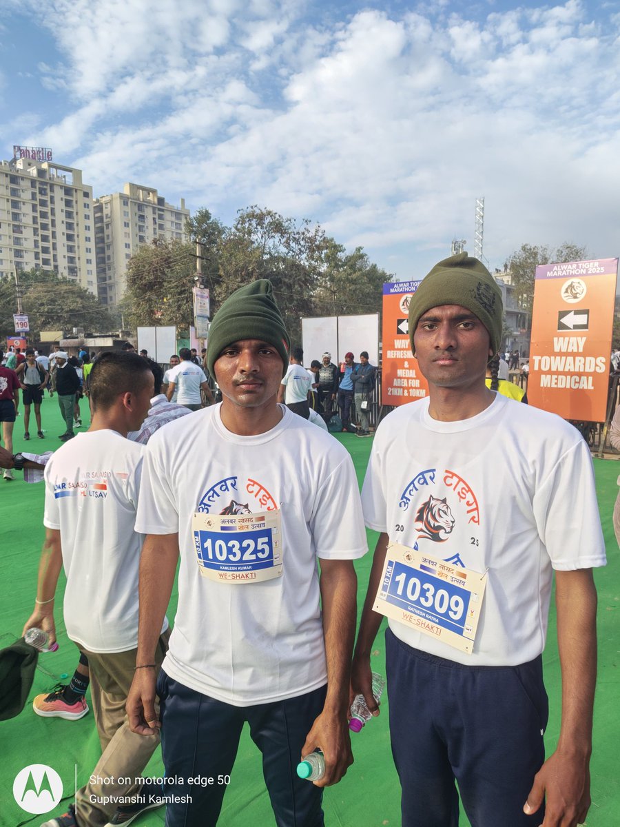 _ratnesh28_'s tweet photo. It is a golden opportunity for me to participate in a 10 Km Alwar Tiger🐯 Marathon part of Alwar Sansad Khel Utsav by @bhupendrayadav Sir MP(Alwar)
#ssb 
#alwarsansadkhelutsav 
#marathon https://t.co/cgTCFMXVkx