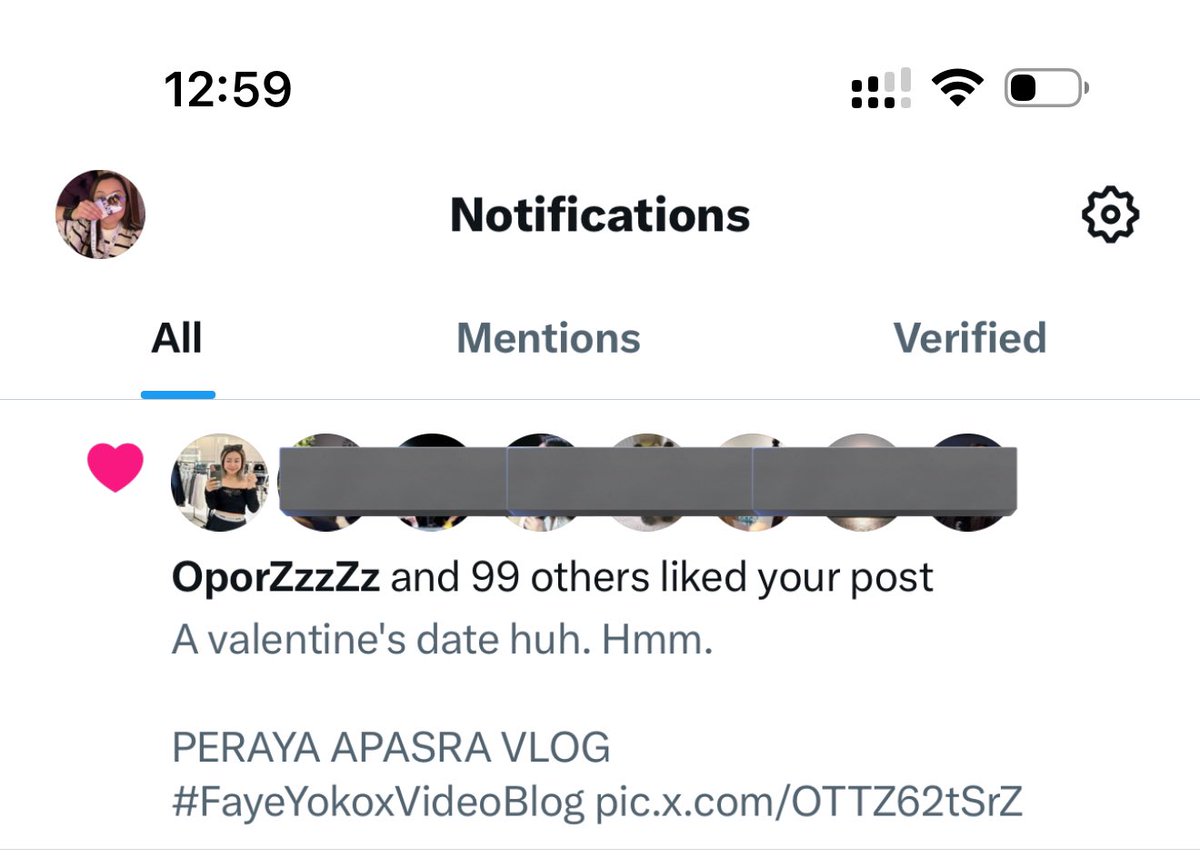 rjnanana22's tweet photo. Their friends are helping me with my “FayeYoko is real” agenda. 🤣 She liked my Valentine’s date post. 🤣 Thank you! 🫶 I don't care about that project anymore. I am starting to plan their wedding. 🤣✌️

PERAYA APASRA VLOG 
#FayeYokoxVideoBlog https://t.co/ndcejZmofa