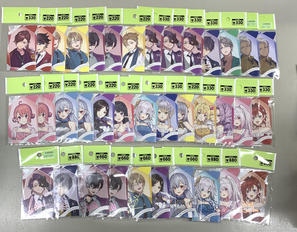 入荷情報】 にじさんじ 7th Anniversary チェキ風カード続々入荷中